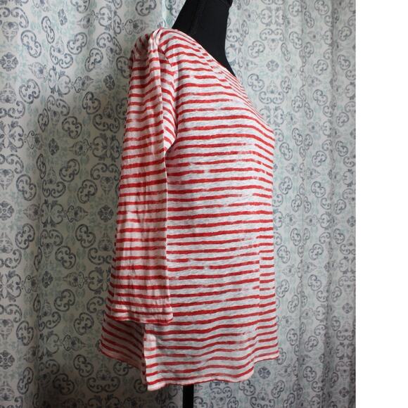 Majestic Paris for Neiman‎ Marcus 3/4 Sleeve Top Size 2 ( Small) 100% Linen - Picture 6 of 6